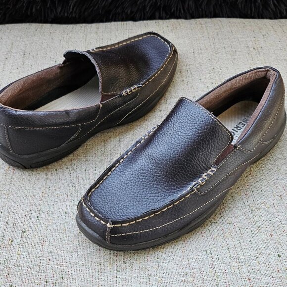 perry ellis brown dress shoes Perry Ellis Portfolio Ultrafoam Men's Bart Tan